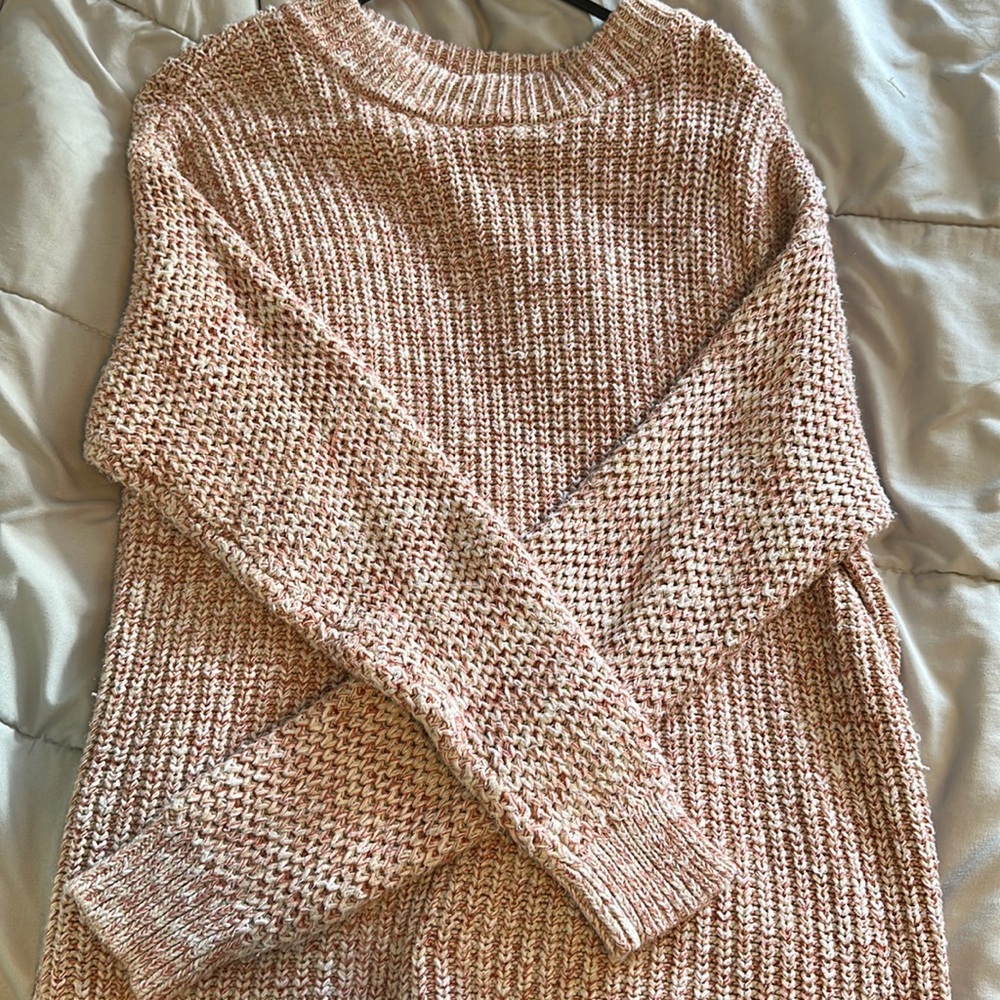 Pink Oversized Sweater! size: X?